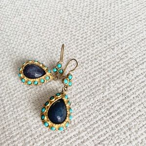 Statement Gold-Platted Earrings